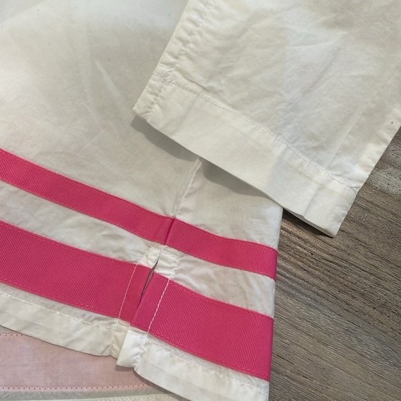 Janie and Jack Tunic Top White with Pink Ribbon size 4 - Picture 4 of 7